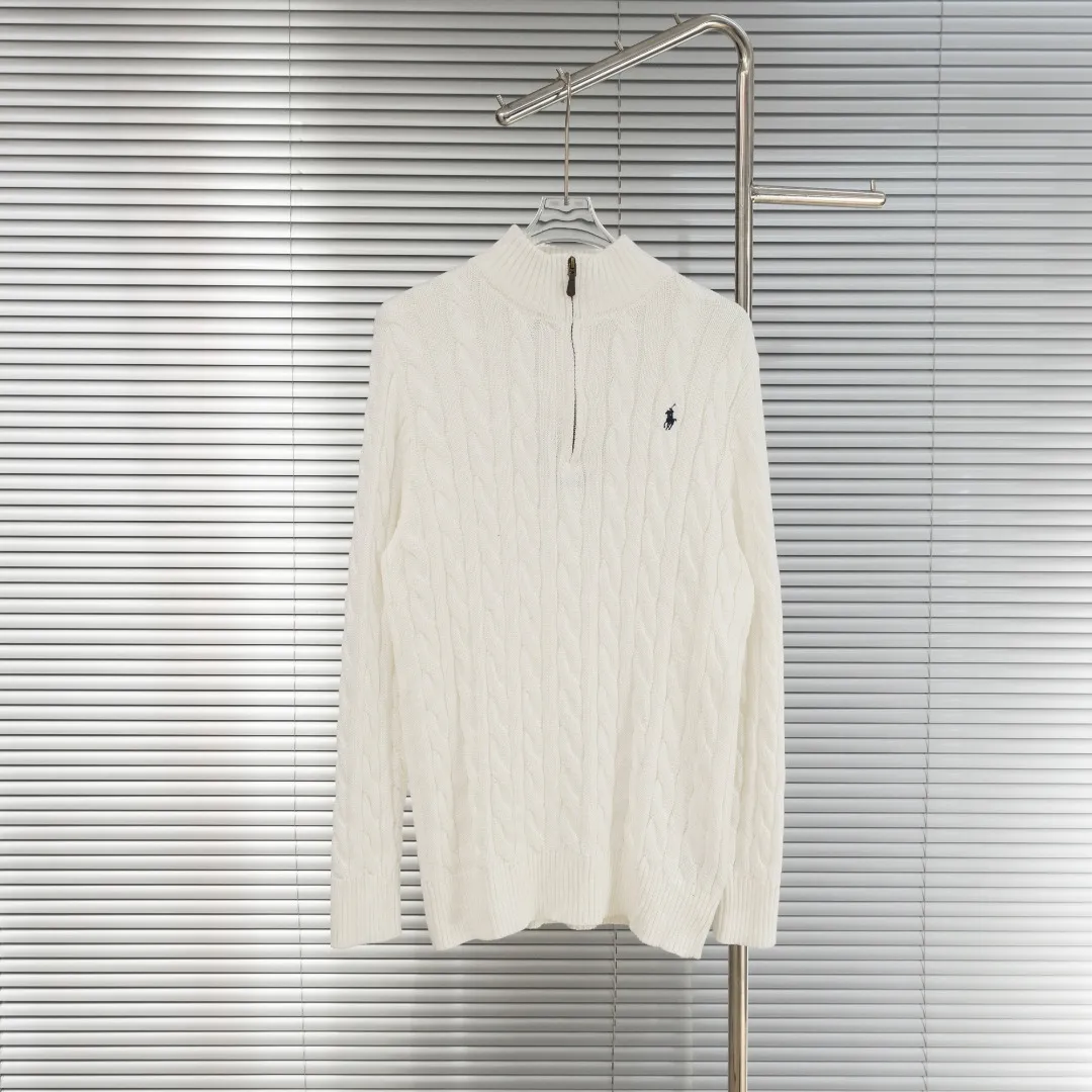 P290 top version (different currencies) You can scan the QR code to enter the official website Style: Ralph Lauren POLO Ralph Lauren small label embroidered knitted old money style half-zip pullover long-sleeved sweater Color: Picture color Size: XS-XL Fabric: Pure cotton Accessories: Full set of customized accessories No gender distinction, same style for men and women